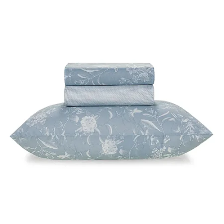 Jogo de Cama Solteiro 160 Fios 100% Algodão Enara- Karsten