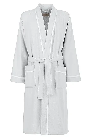 Roupão Trussardi 100% Algodão Masculino Domênico Gelo