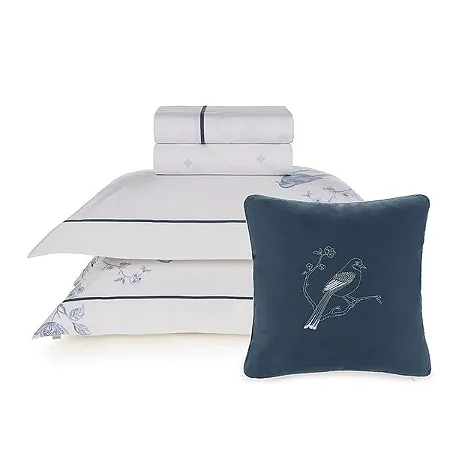 Jogo de Cama Queen com Capa de Almofada 200 Fios  Dora
