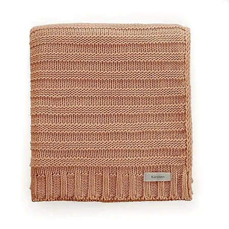 Manta Decorativa de Tricot Elana Âmbar- Karsten