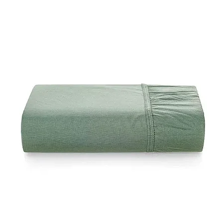 Lençol Avulso com Elástico Karsten 180 Fios Liss Malva Casal