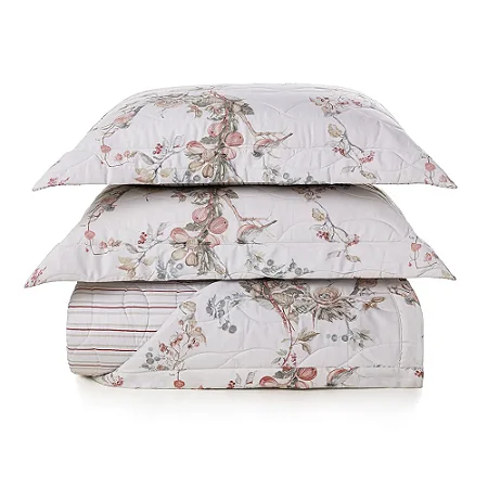Colcha  Queen 200 Fios 100% Algodão Carmine- Trussardi