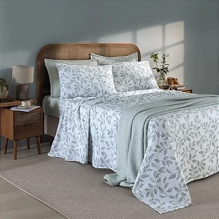 Jogo de Cama King Döhler Valesca 150 fios 4 peças