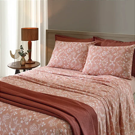 Jogo de Cama Queen Döhler Paola 130 fios