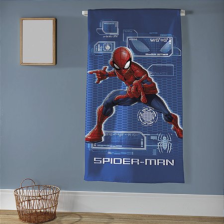 Toalha de Banho Felpuda Infantil Döhler  Spiderman 07