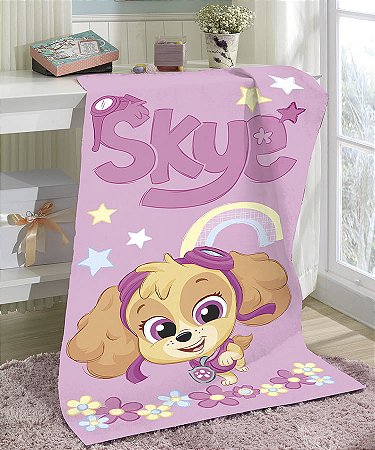 Toalha de Banho Infantil Dohler Patrulha Canina 20 Rosa