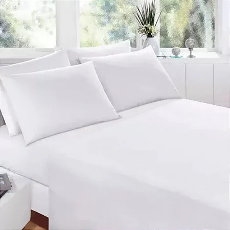 Jogo de Cama Queen Döhler Priori 130 fios Branco 4 peças
