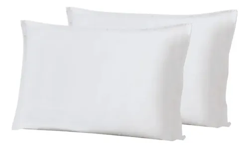 Kit Fronhas Lisa Döhler 130 Fios 70x50cm Branco 2 peças