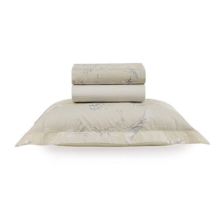 Jogo de Cama Solteiro 200 Fios 100% Algodão Maris-Karsten