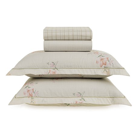 Jogo de Cama Queen 200 Fios 100% Algodão Tarsila- Karsten