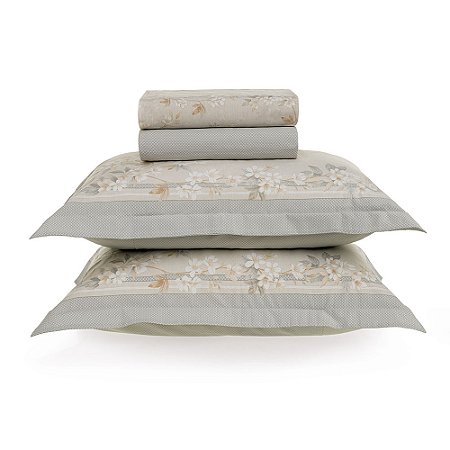 Jogo de Cama Queen 200 Fios 100% Algodão Dandara-Karsten