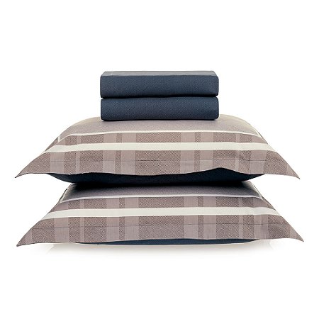 Jogo de Cama Queen 200 Fios 100% Algodão Vitor-Karsten