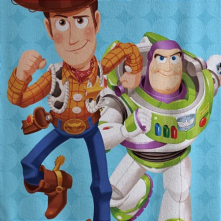 Toalha de Banho Infantil Dohler Toy Story Ready for Adventure Aveludada 100%