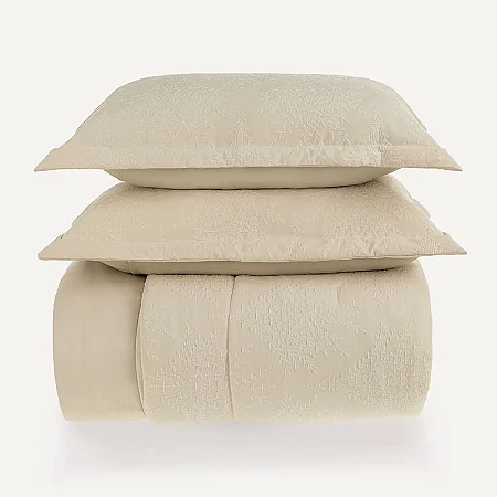 Colcha Super King com  2 Porta-travesseiros Vittoria Giz-