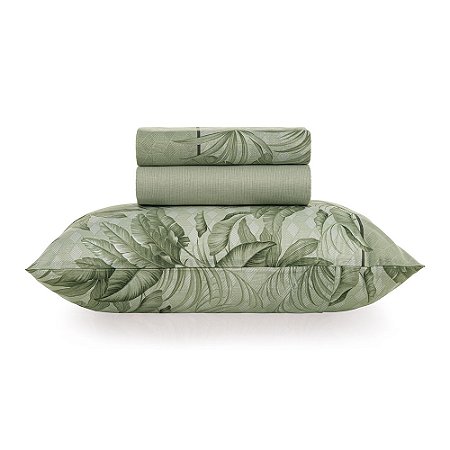 Jogo de Cama 3 Peças  100% algodão Cascais Solteiro Karsten