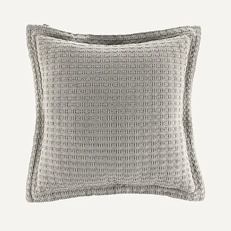 Almofada Decorativa Quadrada 100% Algodão Atlanta Crômio