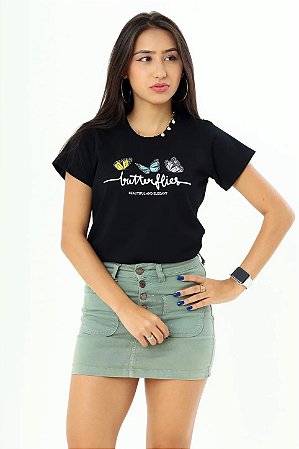 t shirt borboleta