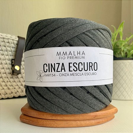 Fio de Malha Premium - Cinza Mescla Escuro