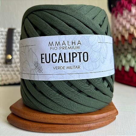 Fio de Malha Premium - Eucalipto - Verde Militar