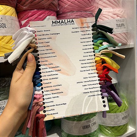 Cartela de cores MMalha
