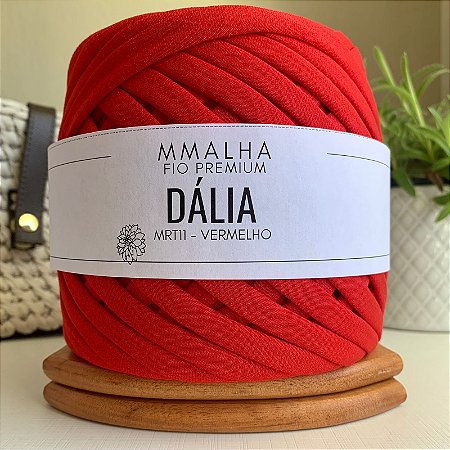 Fio de Malha Premium - Dália - Vermelho Vivo