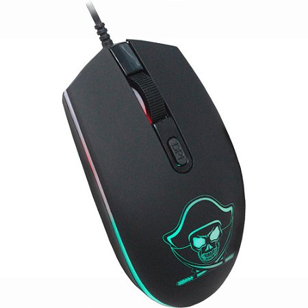 Mouse Gamer K-Mex M340 USB Preto 1200 DPI