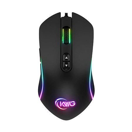 Mouse Gamer Orion p1 Kworld Gaming  12000 dpi Preto RGB