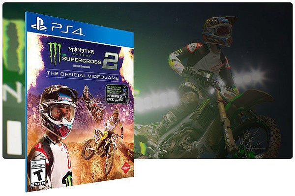 Monster Energy Supercross - The Official Videogame 2 PS4 Midia Digital -  Red Games - Jogos Mídias Digitais PS4 e PS3