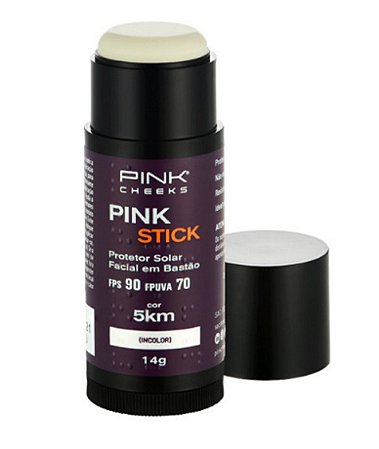 Protetor Solar Facial Pink Stick Fps 90 Cor 5km incolor - Pink Cheeks
