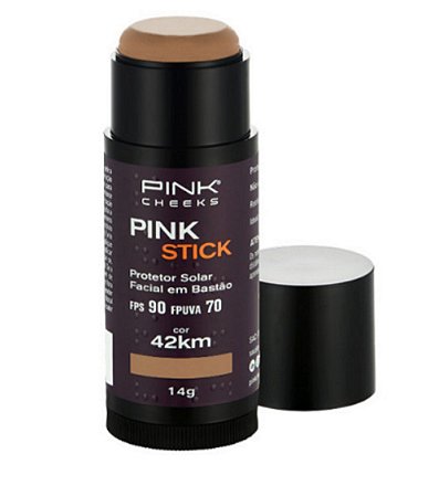 Protetor Solar Facial Pink Stick Fps 90 Cor 42km - Pink Cheeks