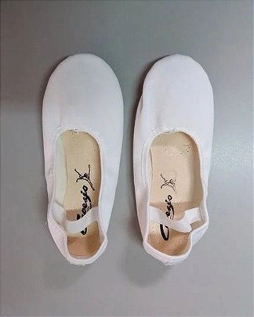 SAPATILHA LONA  BRANCA - N º 38