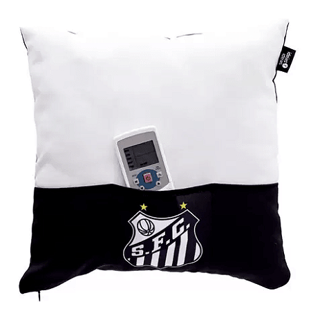 CAPA DE ALMOFADA 40X40 COM PORTA OBJETOS - SANTOS