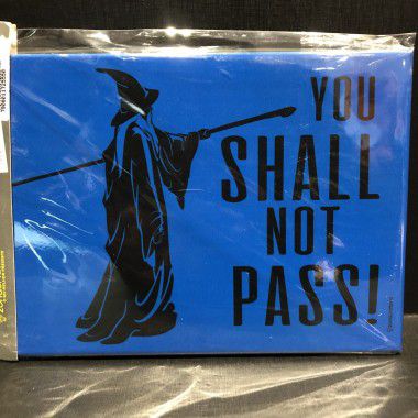 QUADRO METAL 26X20CM SENHOR DOS ANÉIS