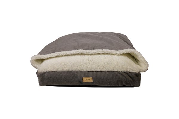 Cama Com Cobertor Cão e Gato Linhaça and White ZaraBlue