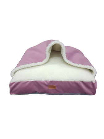 Cama Com Cobertor Cão e Gato Rosy and White ZaraBlue