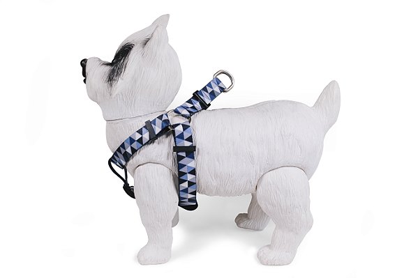 Peitoral Americano para Cachorros Lumix Azul