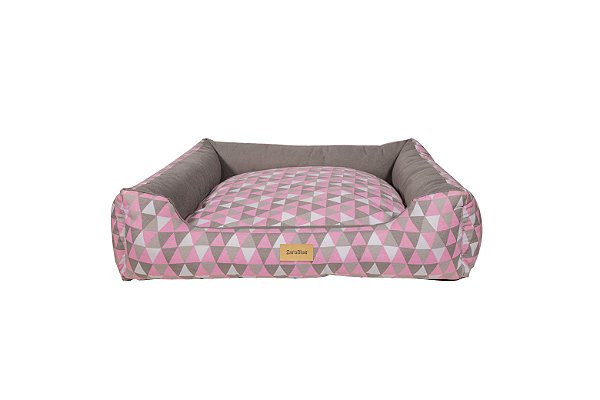 Cama King Tricoline Suede Lumix Rosa Cães Zarablue