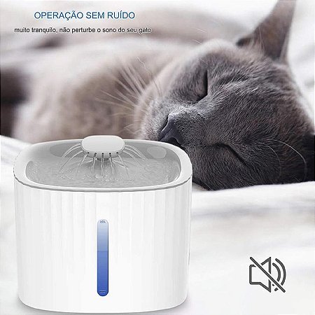 Bebedouro Pet Inteligente Fonte de Água Automático Com Filtro