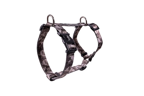 Peitoral H para Cachorro e Gato Camuflado ZaraBlue