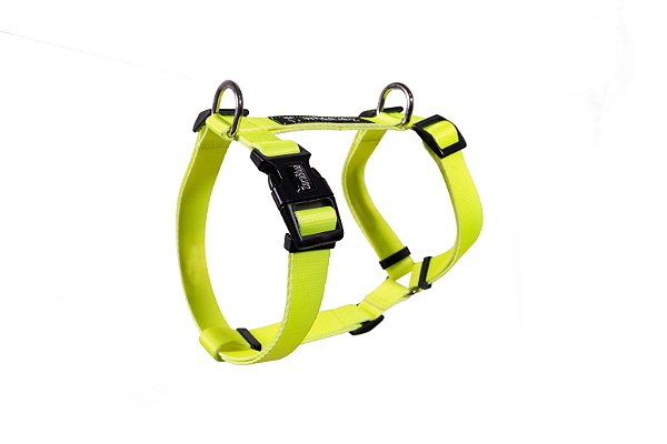 Peitoral H para Cachorro e Gato Verde Neon ZaraBlue
