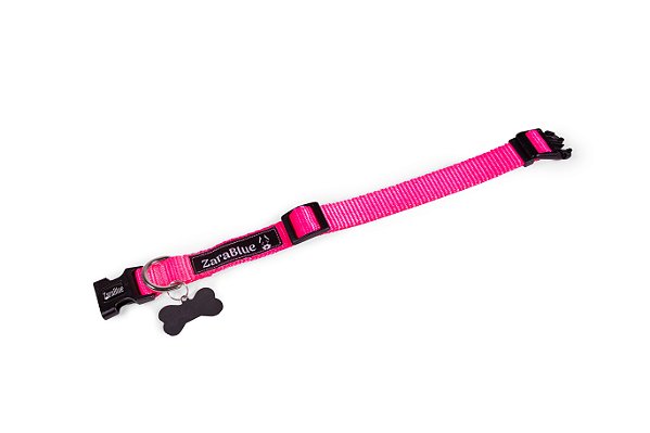 Coleira para Cachorro Pink ZaraBlue