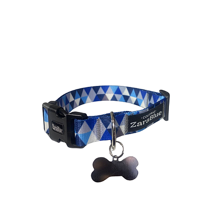 Coleira para Cachorro Lumix Azul ZaraBlue