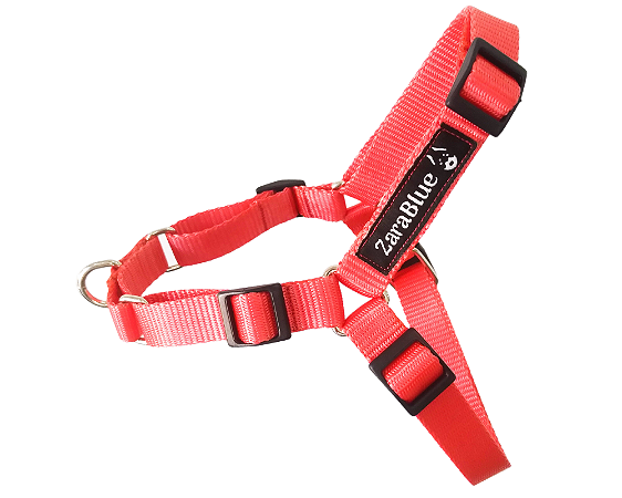 Peitoral Antipuxão Red Para Cachorros Zarablue