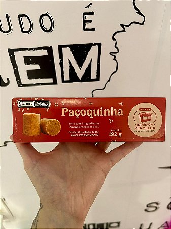 Paçoca em rolha 12Un Barraca Vermelha