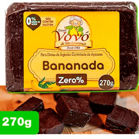 Bananada Barra Diet 250g