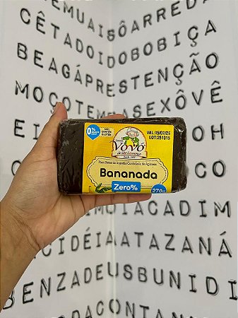 Bananada Barra Diet 250g