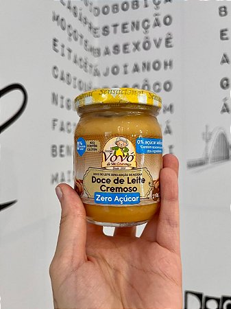 Doce de Leite Cremoso Diet 270g - Vovó de São Lourenço