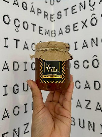Geleia Light Maracujá / Maracujá com Pimenta 280g - In Villa