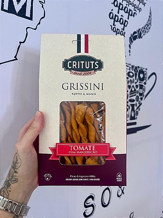 Grissini Tomate com Manjericão 100g Crituts