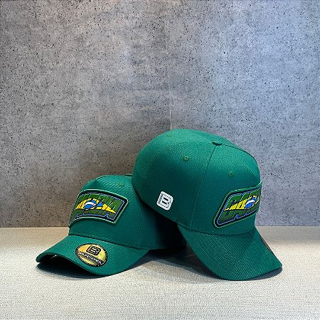 Boné Garcia Bandeira Aba Curva Verde